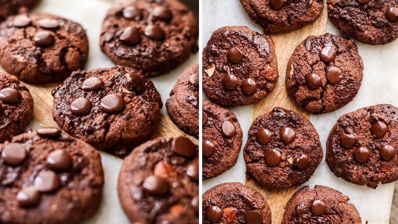 GALLETAS DOBLE CHOCOLATE | Las más sencillas y muy saludables | Delicious Martha