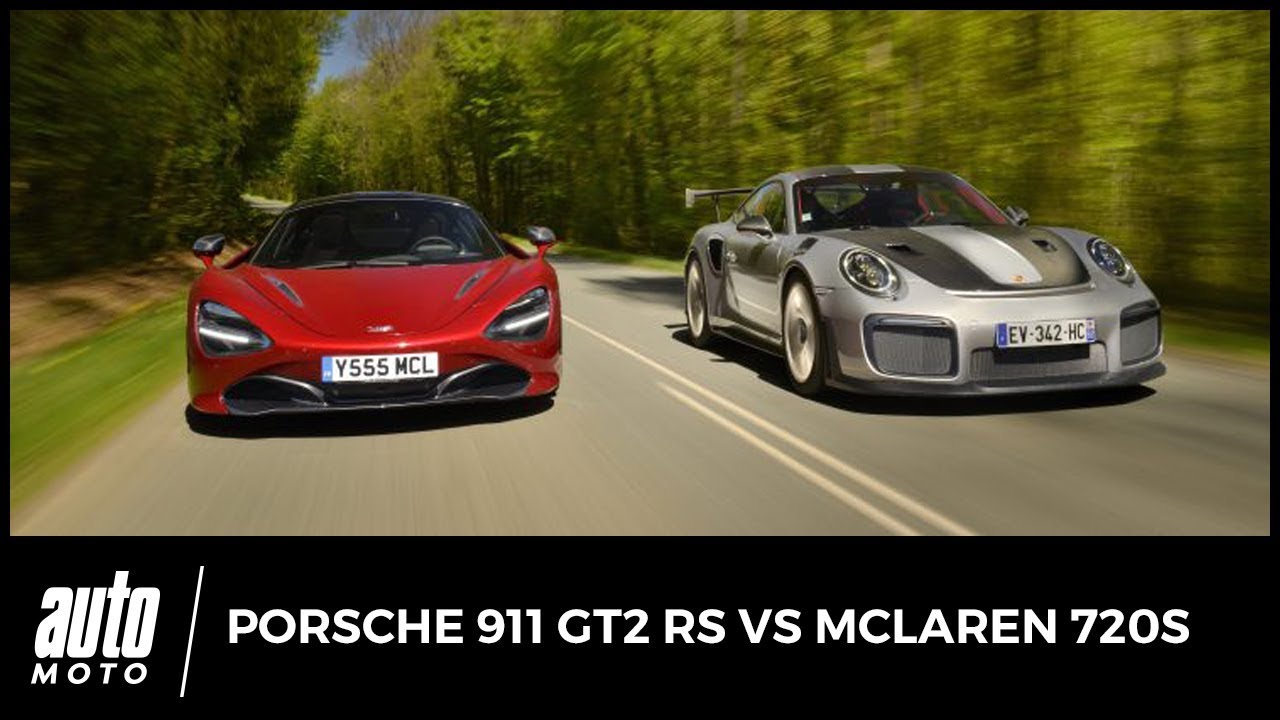 Porsche 911 GT2 RS vs McLaren 720S - ESSAI : armes de propulsion massive