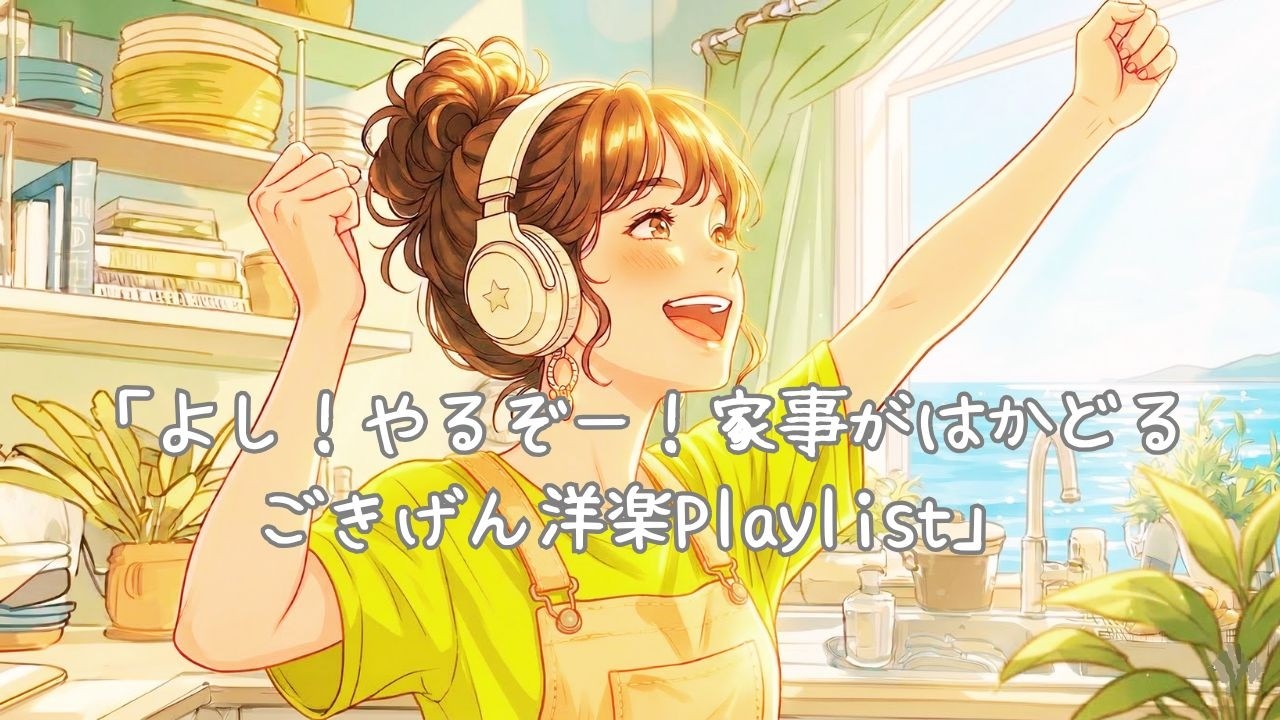 よし！やるぞー！朝から家事がはかどる洋楽playlist/応援歌/作業用BGM/家事BGM/やる気アップBGM/ポジティブ pop/