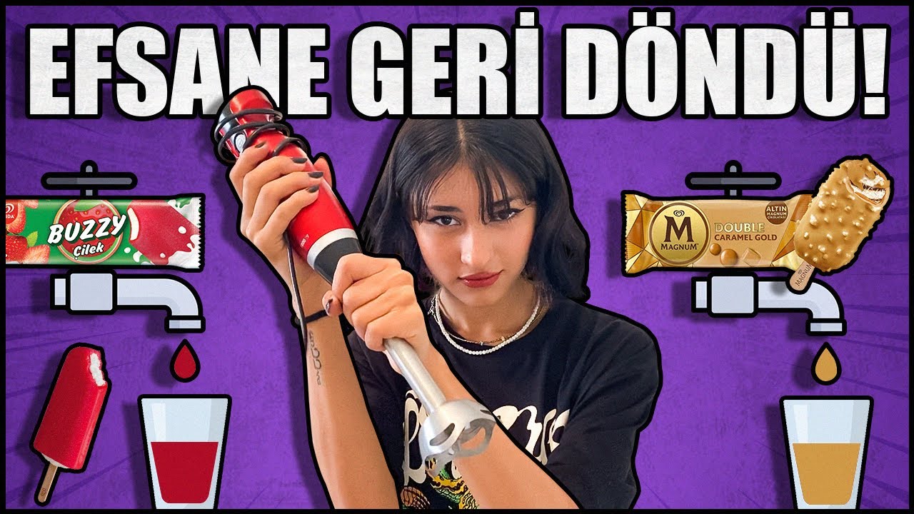 BU İÇECEKLERİ HİÇ DENEMEDİN! - Dondurmadan İçecek Hazırladım 🍦+🍹=😋 | Fış Fış Merve Serisi 39. Bölüm