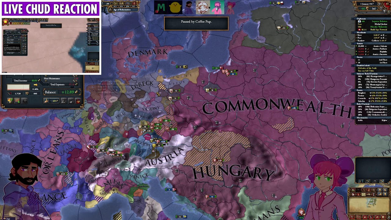 EU4: Swan song campaign with the guys Part 6 1/16/26