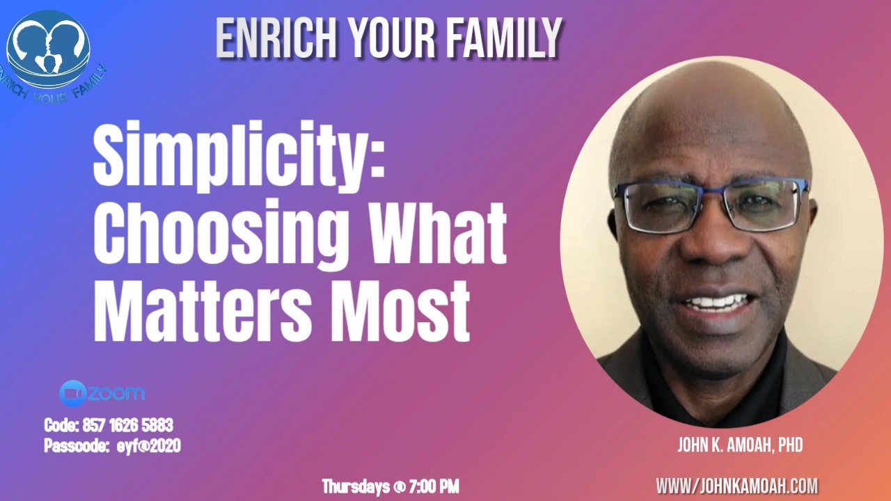 Simplicity: Choosing What Matters Most