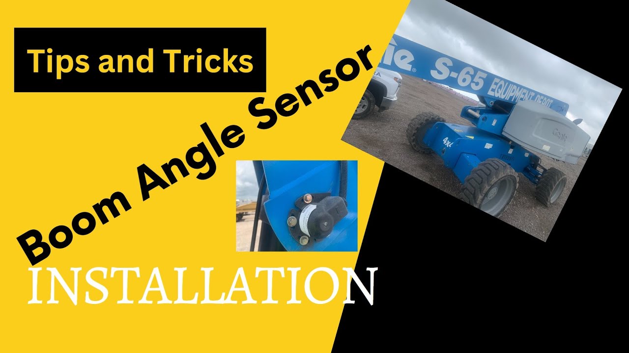 Genie boom angle Sensor install