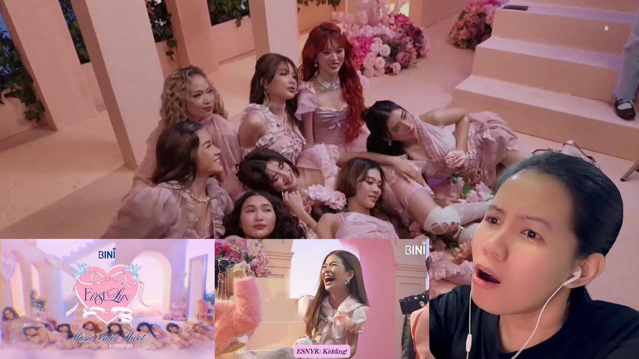 BINI First Luv MV Shoot BTS reaction video