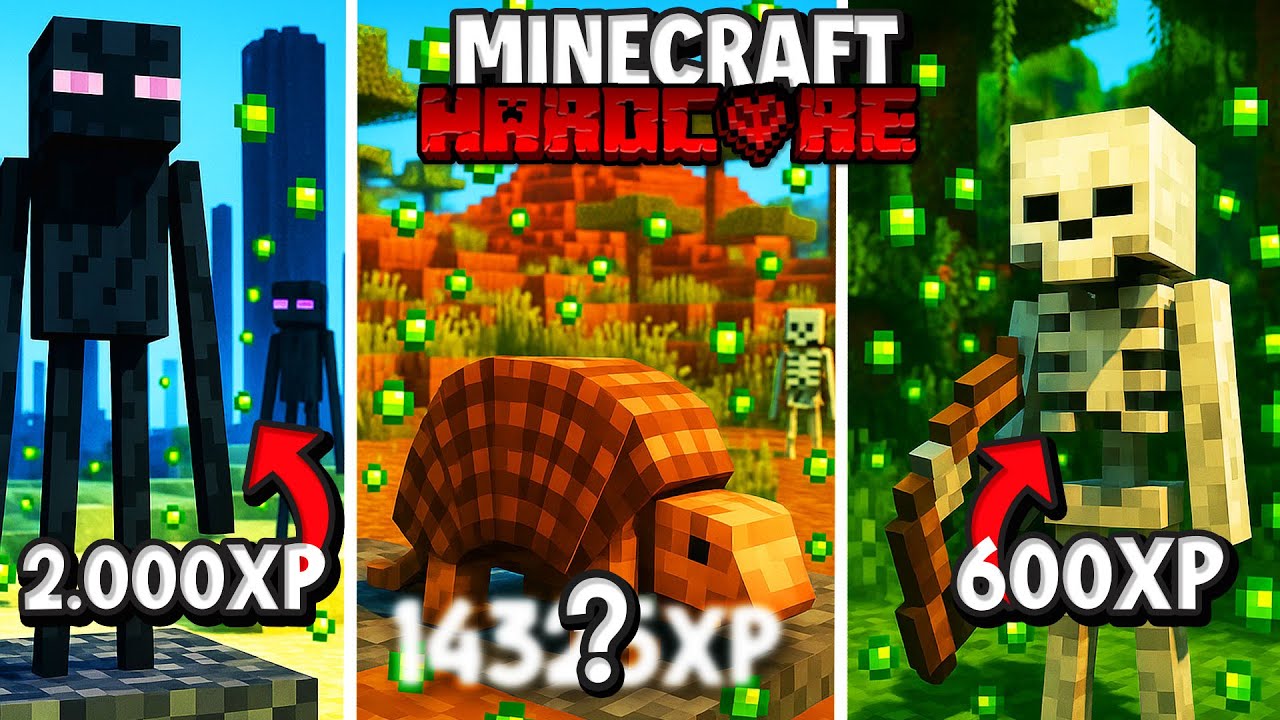 AM CONSTRUIT 3 FERME DE XP PE MINECRAFT HARDCORE! *care e cea mai buna?*