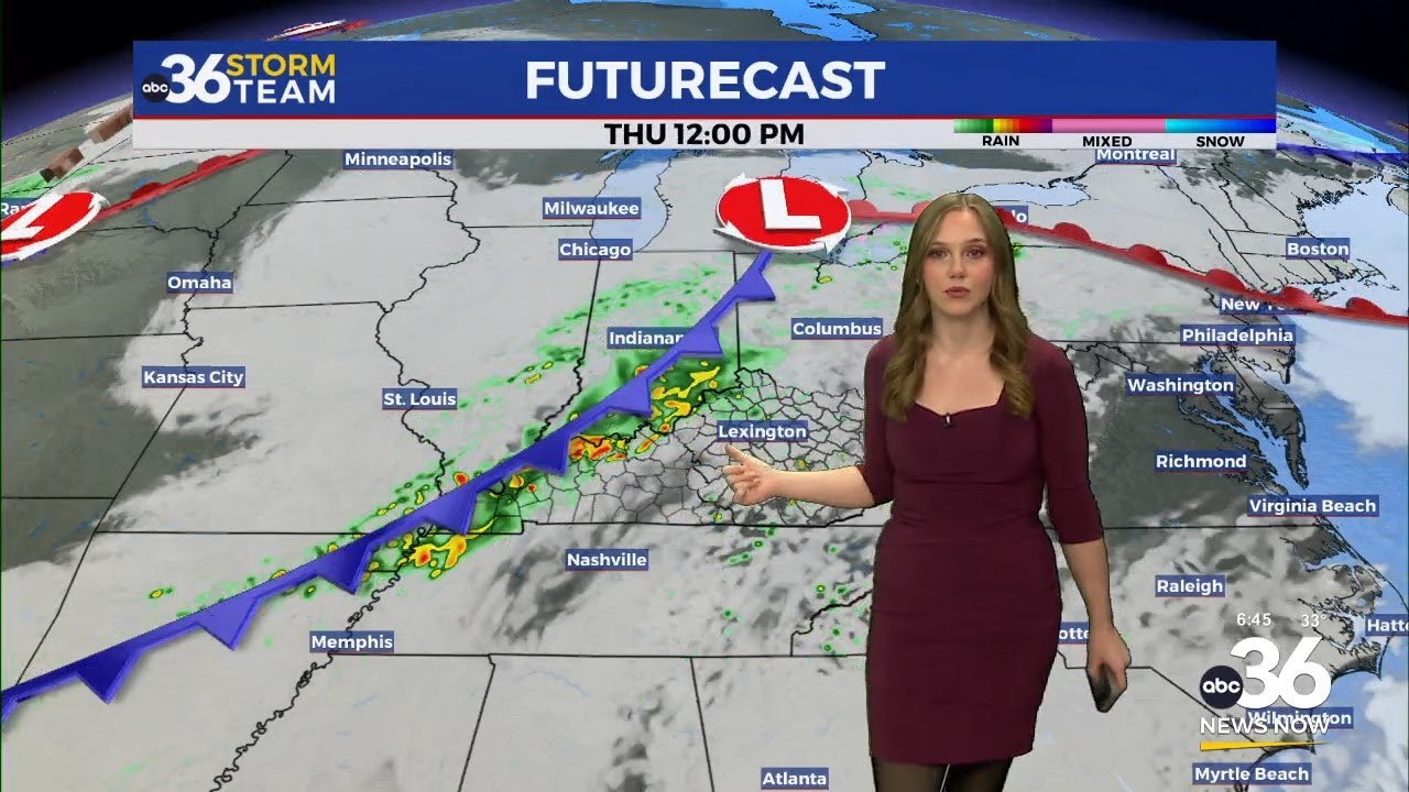 Messy start gives way to springlike warmth and more rain chance