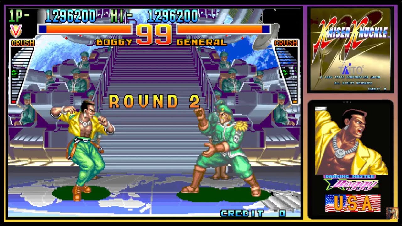 KAISER KNUCKLE / DAN-KU-GA - 【 ARCADE - 1994 】- 💥BOOGY💥 GAMEPLAY COMPLETA