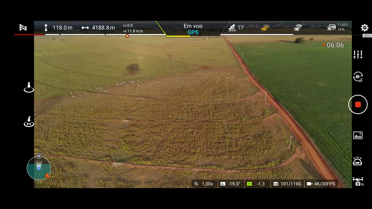 FIMI X8 SE 2022 V2 - LONG RANGE 15.3KM - DE ARAÇATUBA ATÉ BIRIGUI