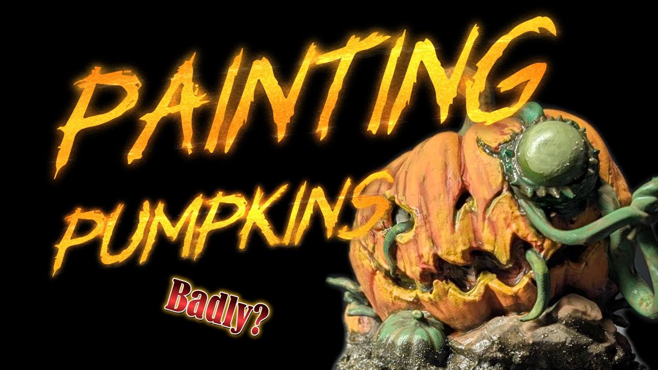 How I Painted this Pumpkin for Halloween!