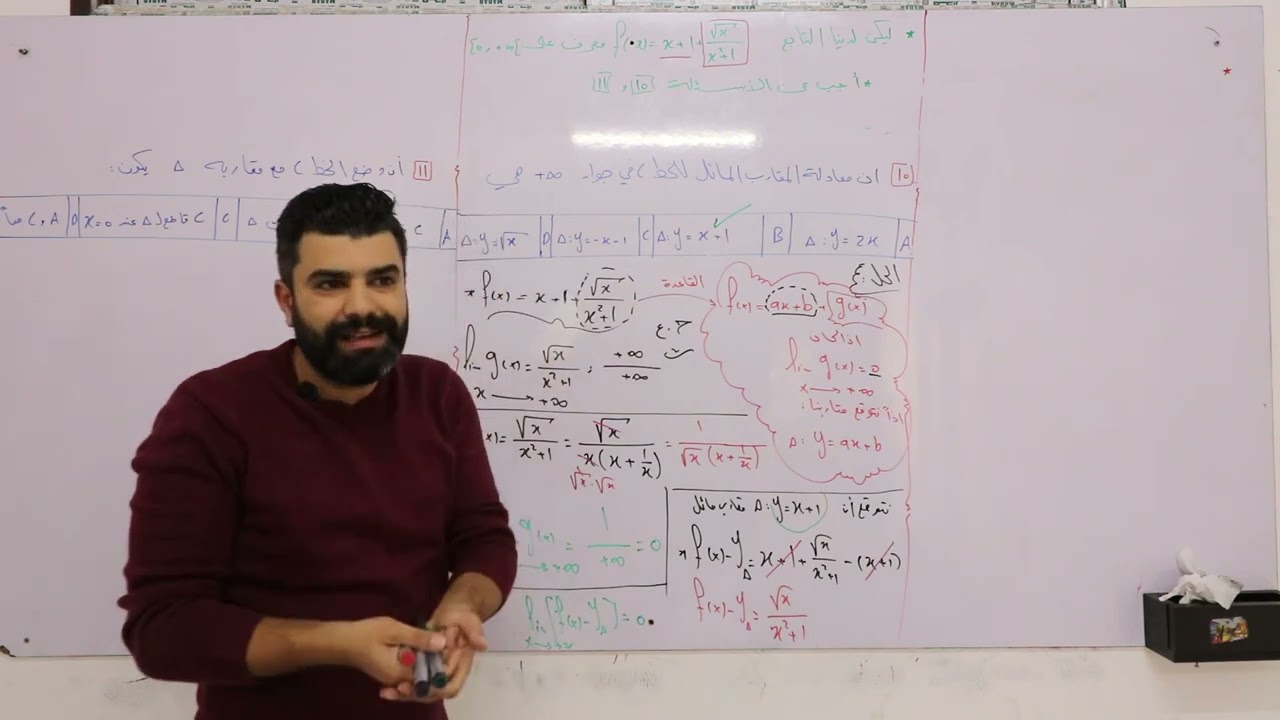 النموذج الامتحاني الاول المؤتمت  لمادة الرياضيات للبكالوريا العلمي بالطريقة الوزارية (مقدمة)