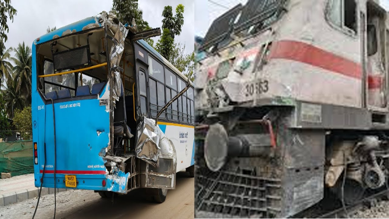 «Автобус BMTC столкнулся с скоростным экспрессом недалеко от Худи».