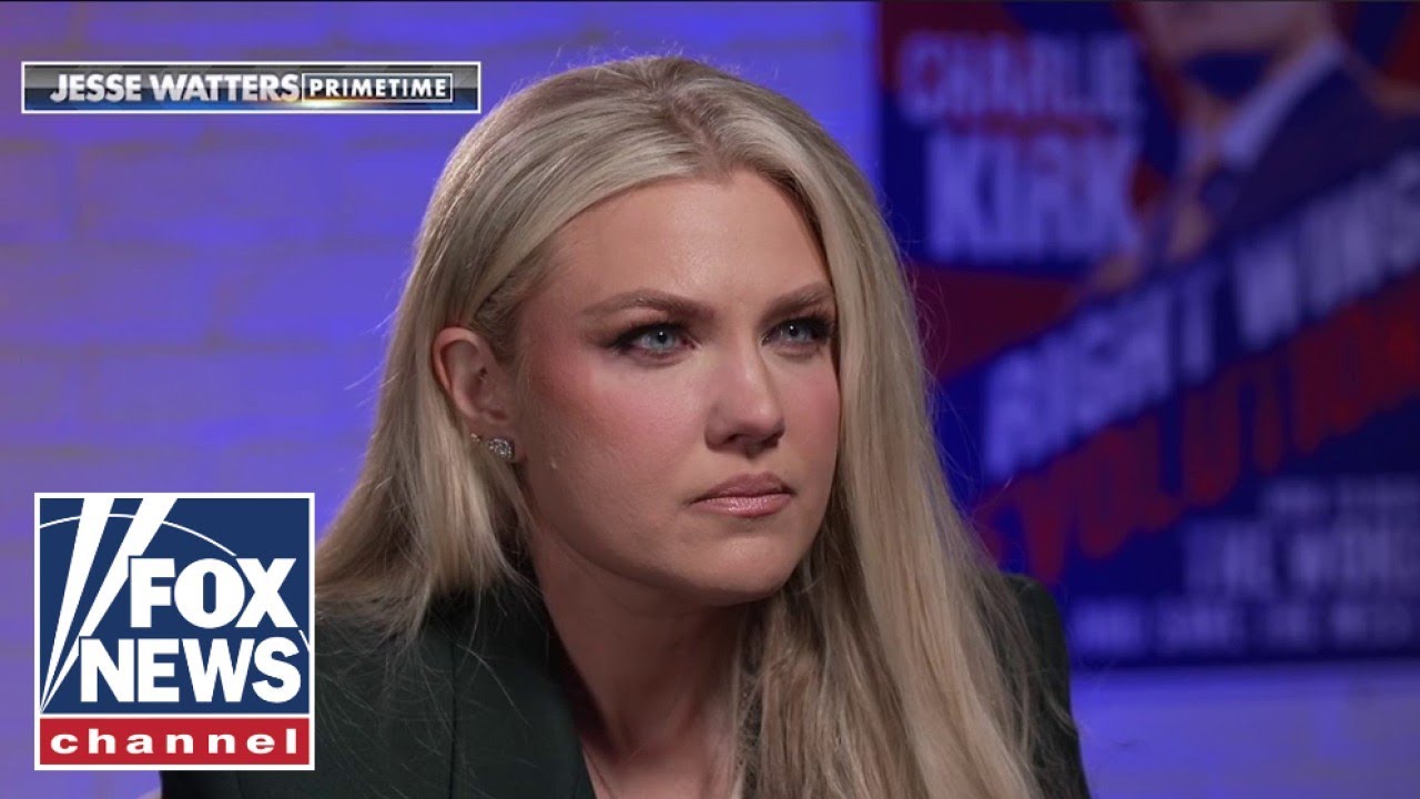 Erika Kirk reveals how she tells her kids what happened to Charlie