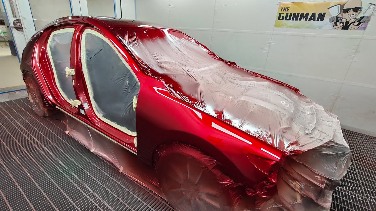 Clear Coat Stage Mazda 3 respray