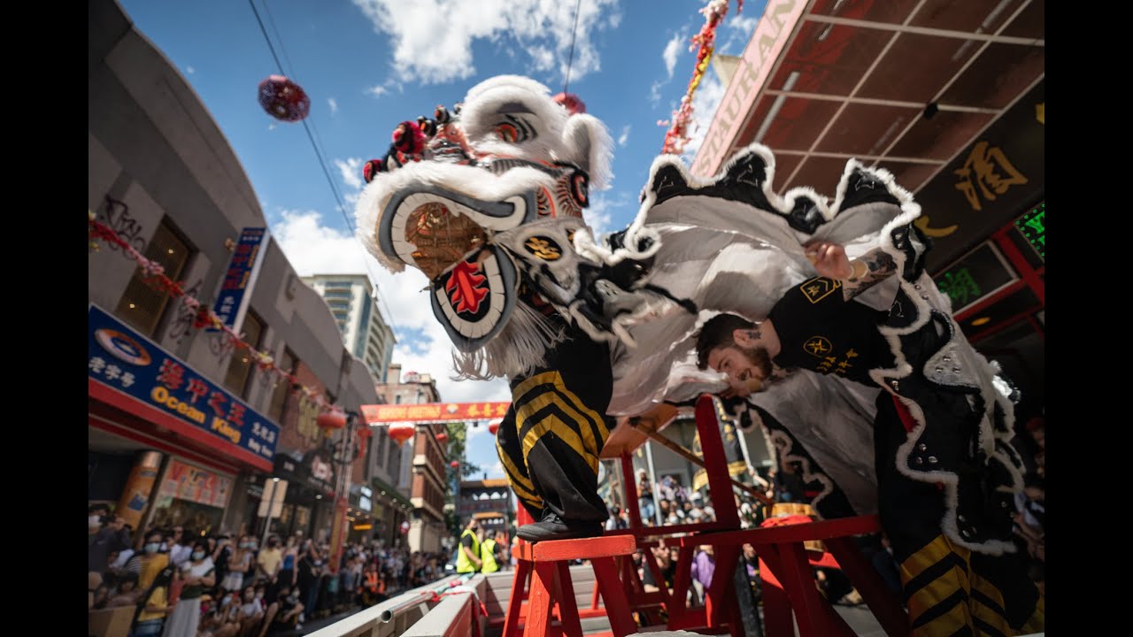 Lion Dance Chinatown, LNY 2022 | CYSM | 墨爾本中華青年會醒獅團