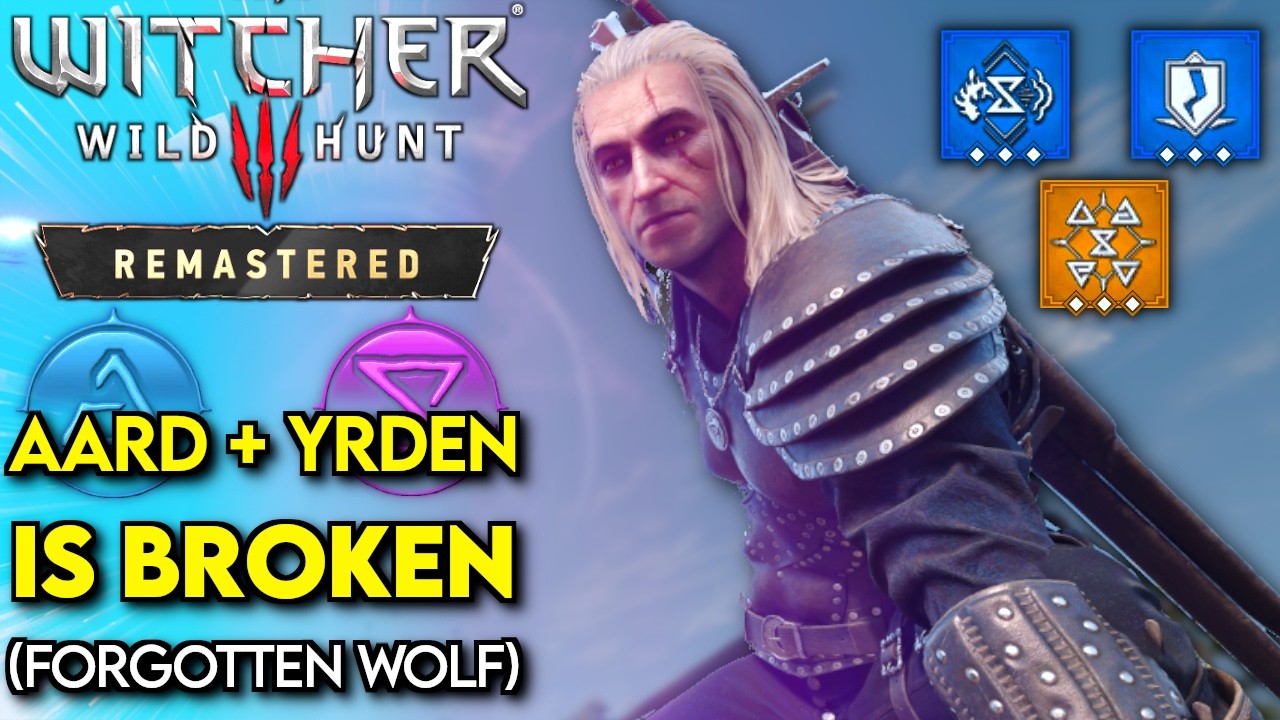 Самое ИМБОВОЕ комбо в The Witcher 3 Remastered! | Гайд на билд &laquo;Забытого волка&raquo; в Witcher 3 Remaster