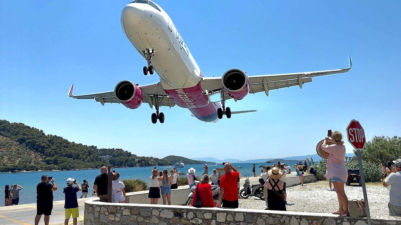 4K - Very low Pass ! Skiathos Airport (JSI) 🇬🇷 1 hour Spectacular Plane Spotting (Summer 2026)