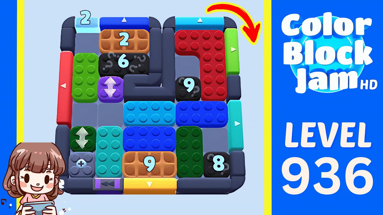 Color Block Jam Level 936 Solution Walkthrough