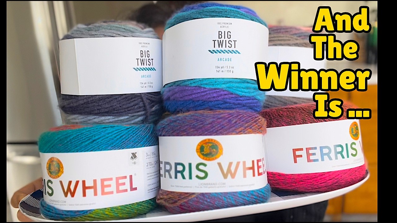 Объявлен победитель розыгрыша пряжи Big Yarn Giveaway - Big Twist + Ferris Wheel Yarn