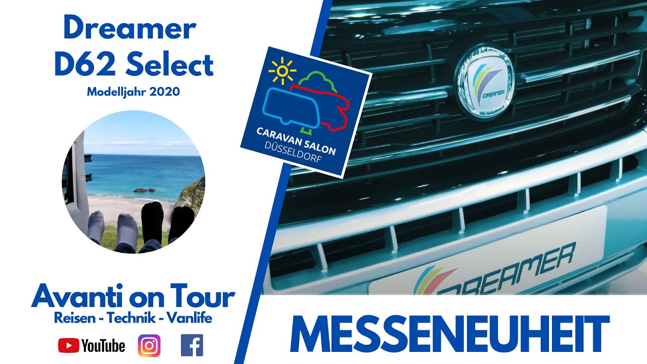 Dreamer D62 Select - Messeneuheit - Caravan Salon Düsseldorf 2019