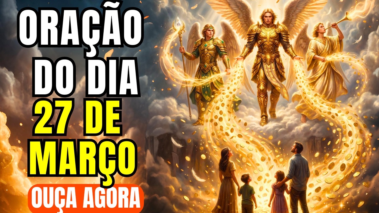 Os 3 Arcanjos CHEGAM HOJE — Riqueza Inesperada, Cura Profunda e Vitória — Reze Comigo