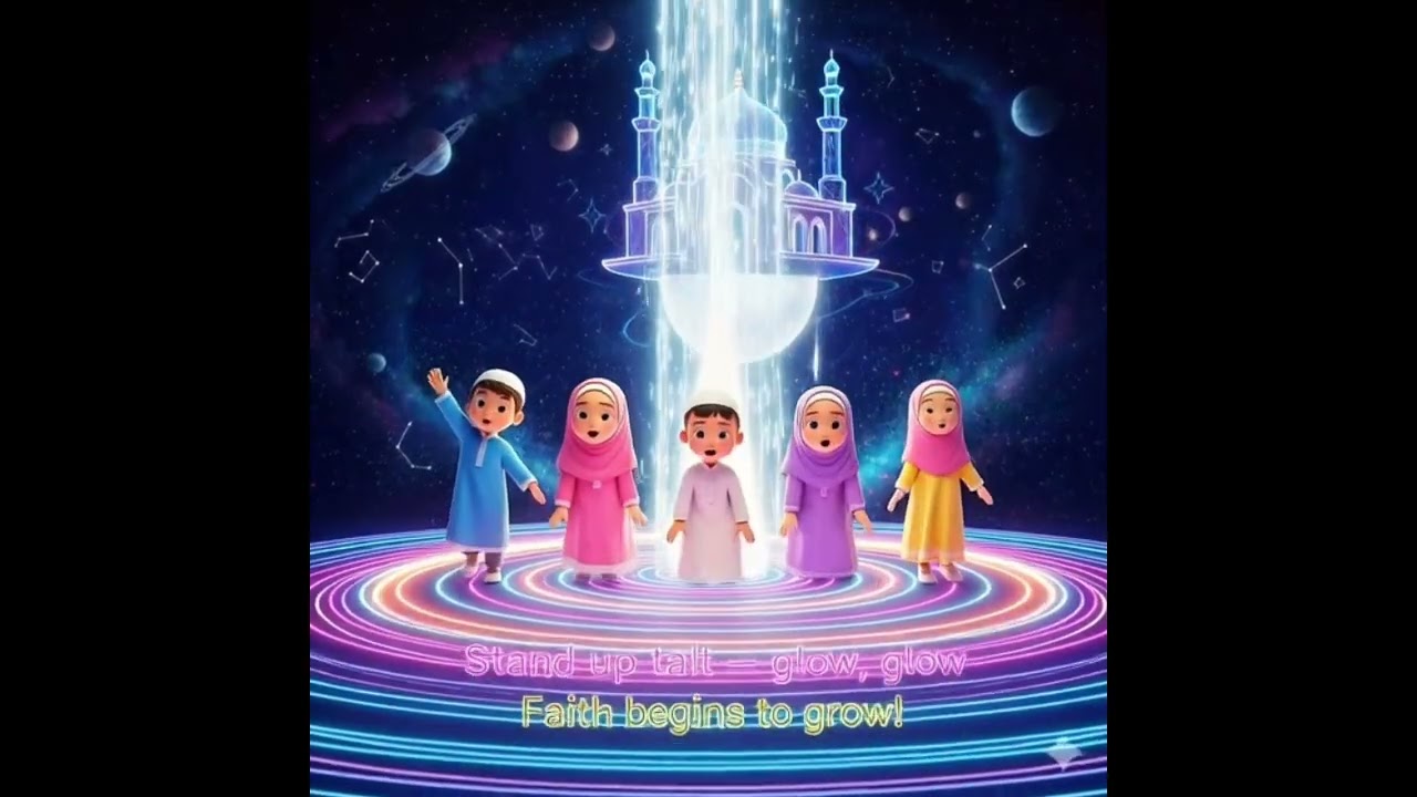 ✨ PRAY MOVE SHINE ✨ – Islamic Salah Kids Song 