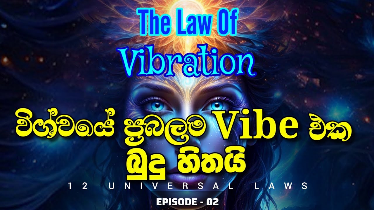 විශ්ව නීති 12 - විශ්වයේ කම්පන ස්වභාවය | The law of vibration | LOA sinhala | @alokaalighttolife