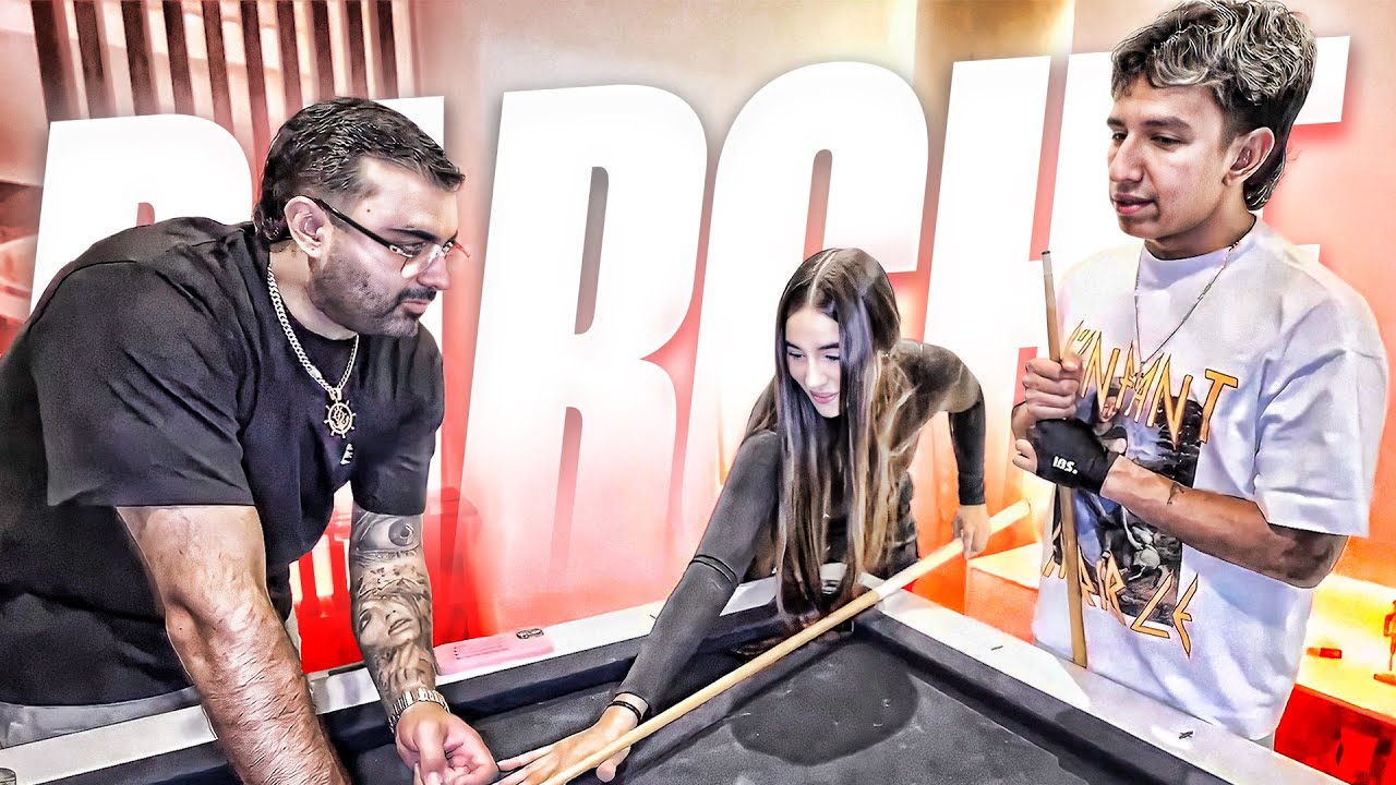 LE ENSE&Ntilde;AMOS A SARAY A JUGAR BILLAR