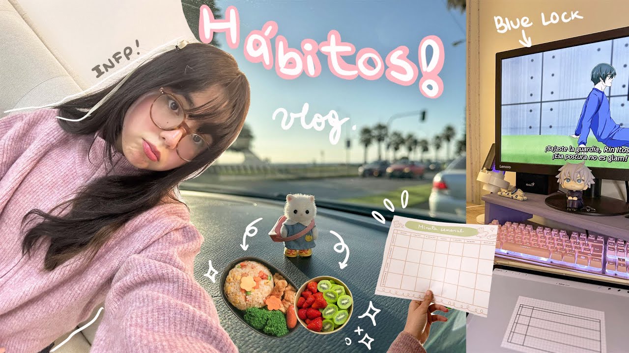 Cambiando hábitos🌱 vida tranquila, hipotiroidismo, SOP, pilates, comida saludable, procreate 🍎 ep. 2