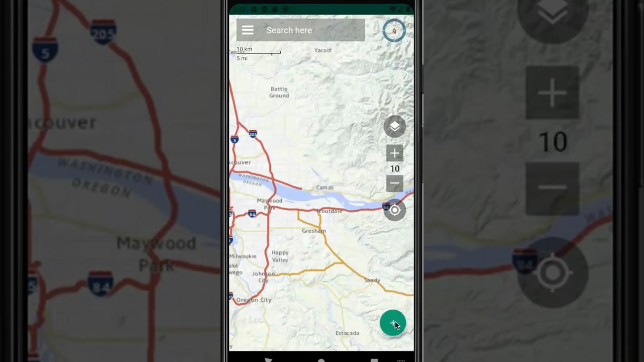 Download Maps - Raster Example: BackCountry Navigator XE for Android Tour