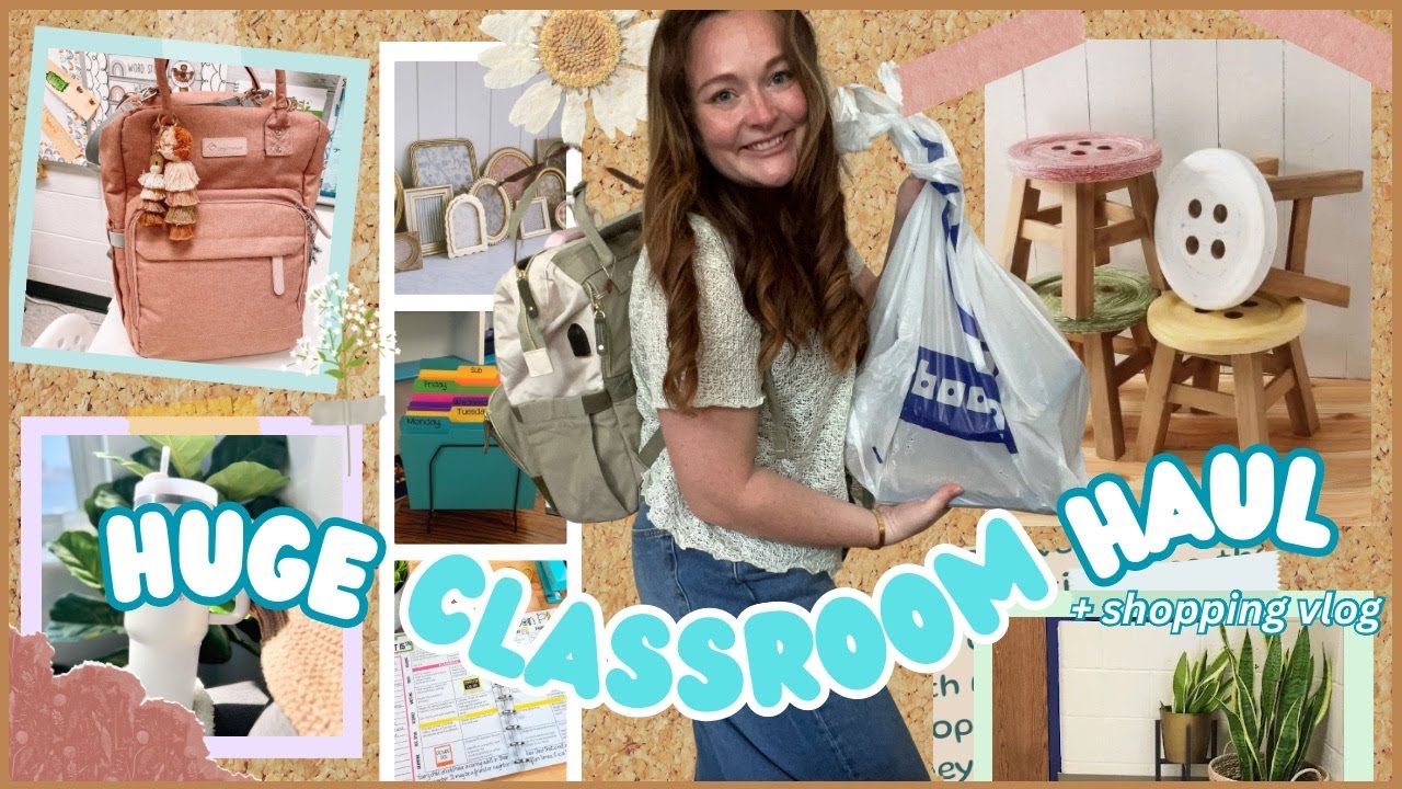 Teacher Shopping Haul! 🛍️ Classroom Essentials + Cute Finds for the New School Year! | Teacher Vlog
