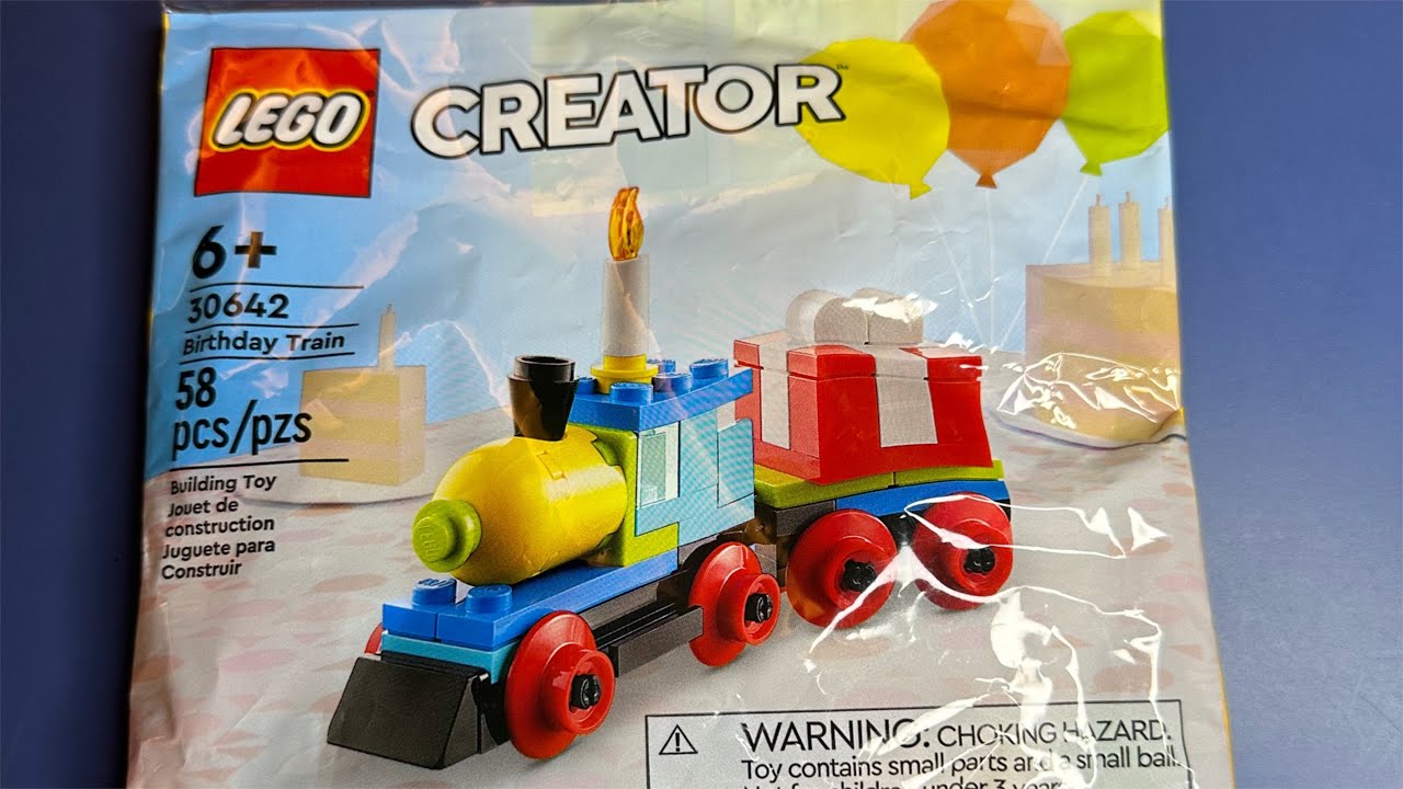 Lego Creator Birthday Train Unboxing and Build 4K