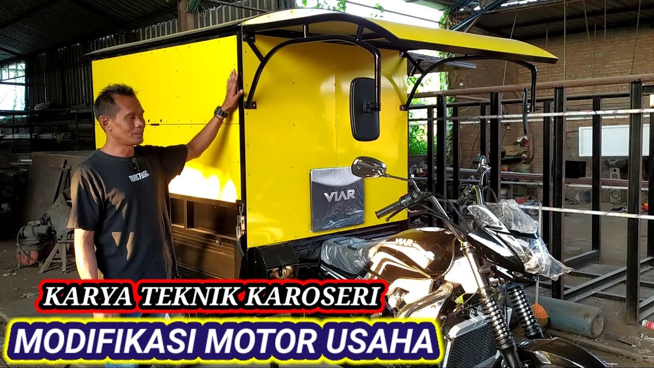 VIAR RODA TIGA MODIFIKASI, modifikasi motor roda tiga
