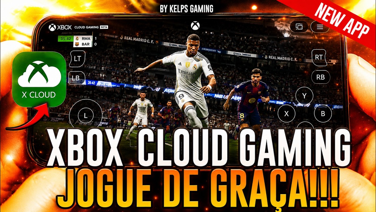 EXCLUSIVO🚀 XCLOUD com TEMPO INFINITO em QUALQUER CONTA! O melhor cloud gaming ilimitado?