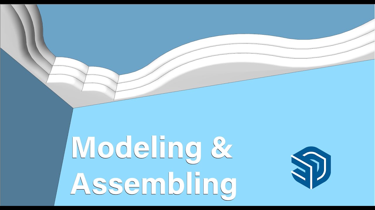 Modeling cornice molding in SketchUp