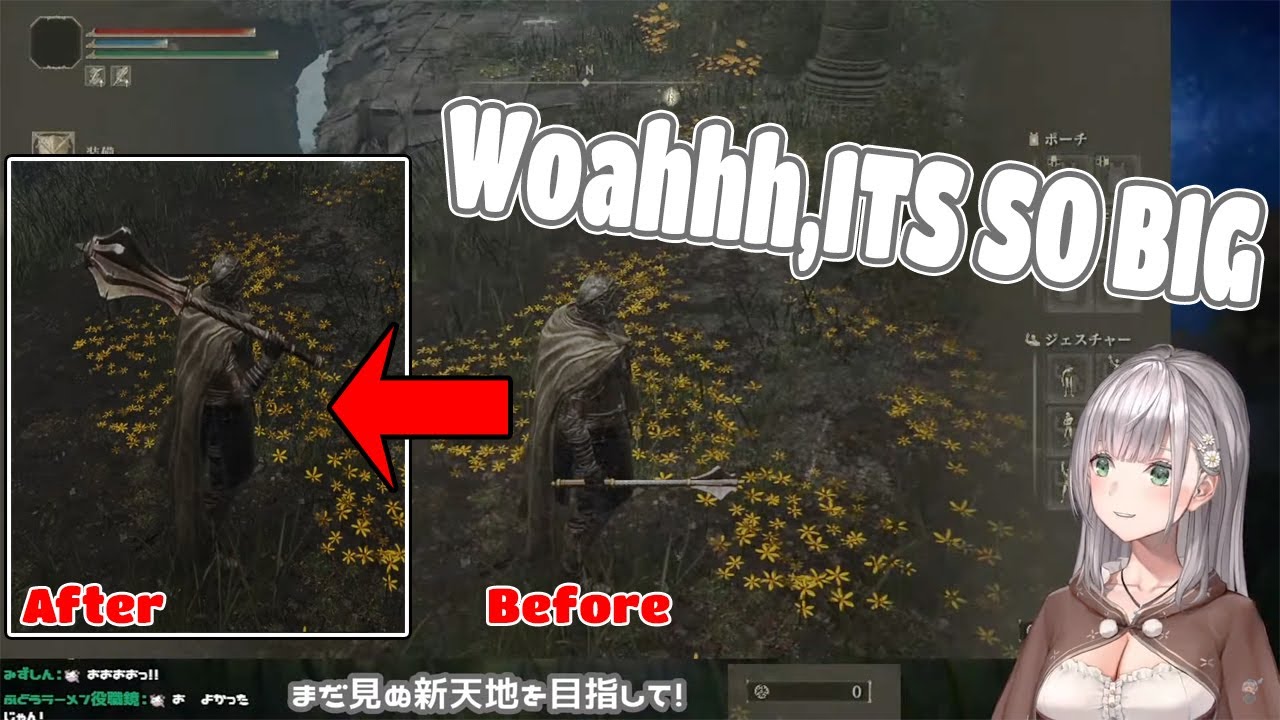 Noel Finally Got Her Dream Weapon Great Mace Hololive Elden Ring【ENG SUB】