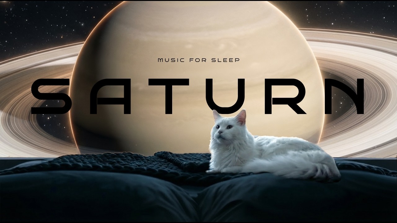 Saturn Spaceship Bedroom (9 Hours) | 🔴 Deep Space Sleep Noise for Insomnia & Anxiety Relief