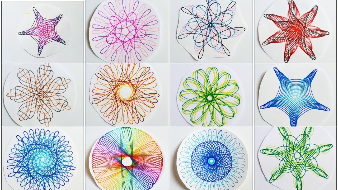 Spirograph designs Compilation