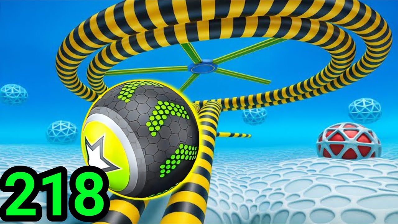 Going Balls, SpeedRun, Going Balls Portal Run Gameplay Level 218