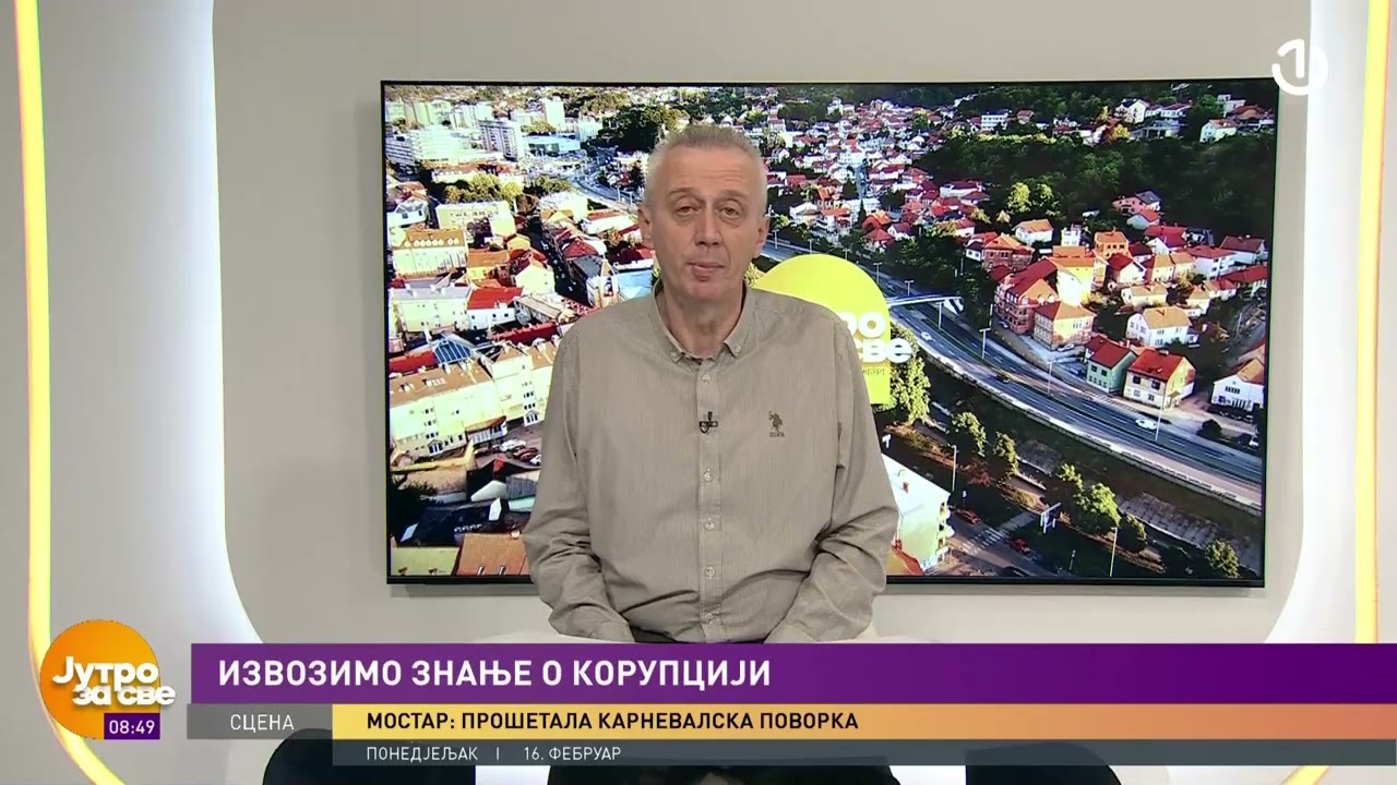 Jutro za sve: Amir Sužanj - Izvozimo znanja okorupciji
