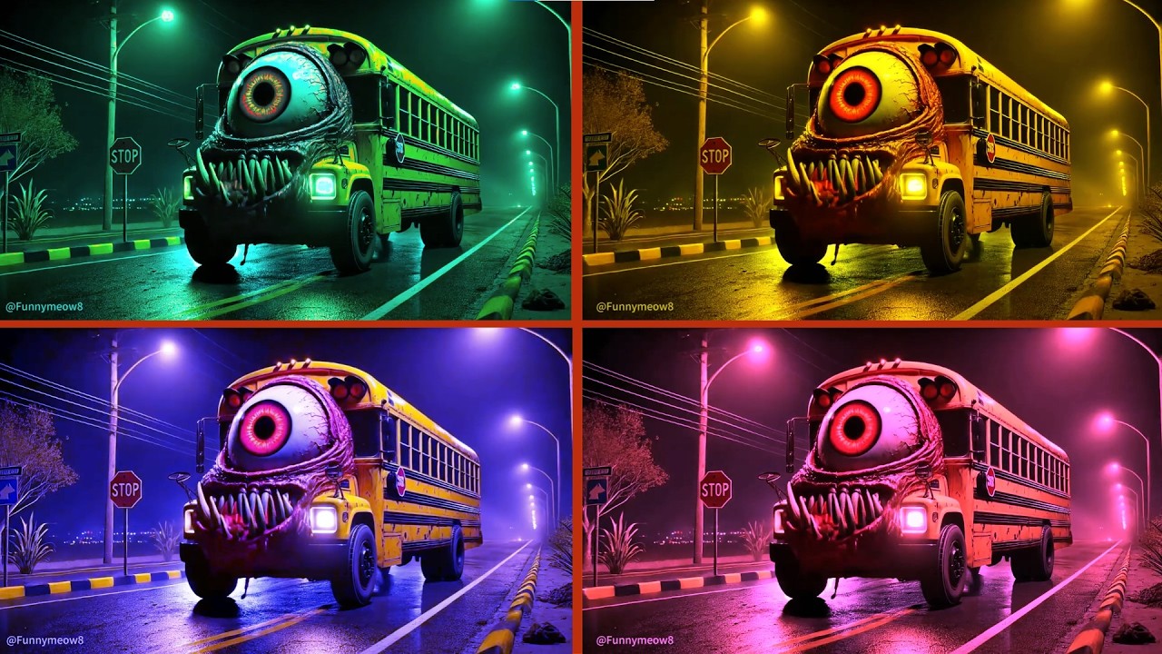 🚌SCHOOL BUS EATER🎶CoffinDance Song