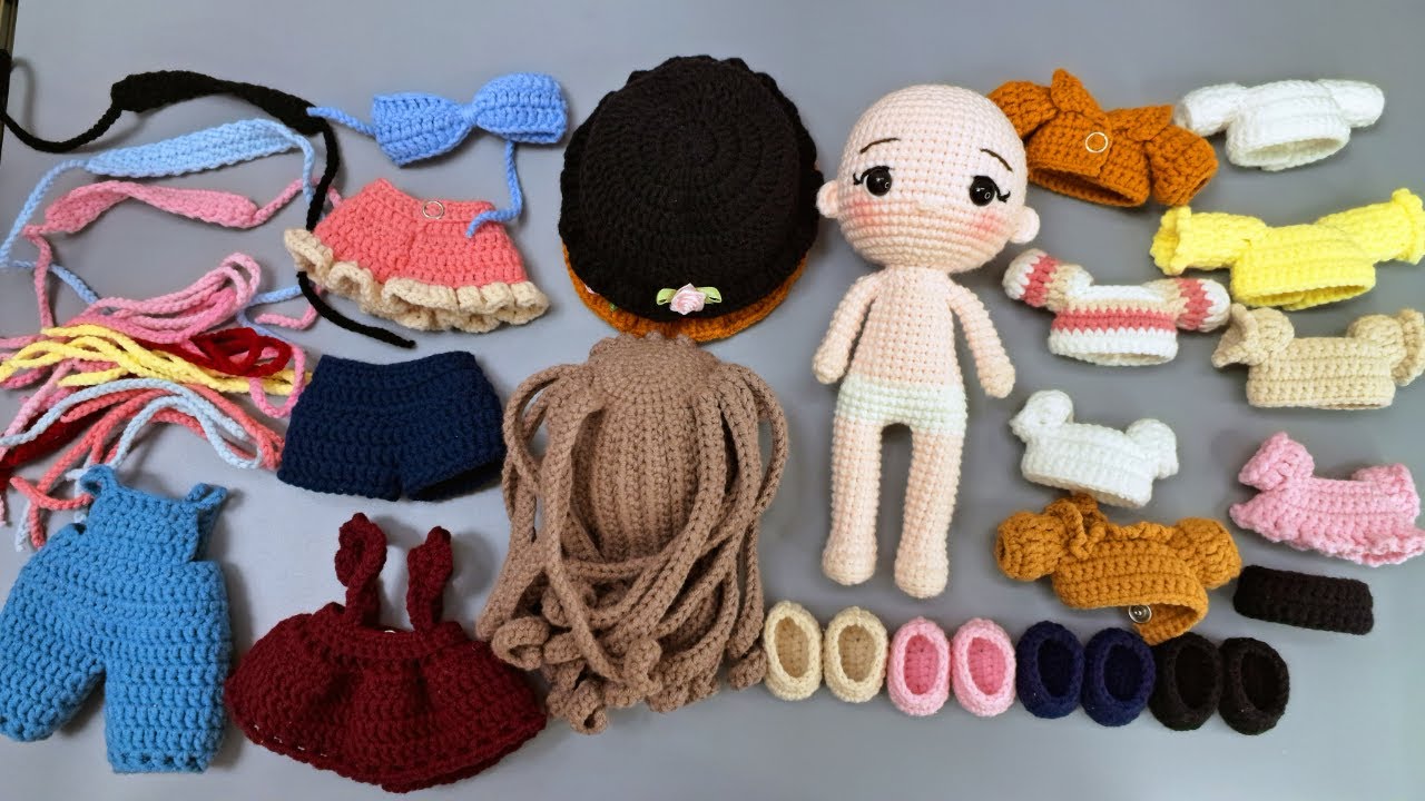 Crochet Doll Dress Up & Transformation