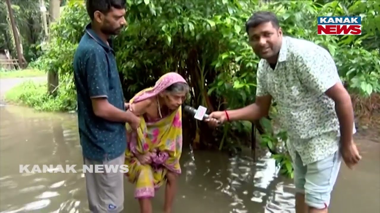 Mahakalapada Waterlogging | Knee-Deep Water Enters Bilipada Village After Heavy Rain