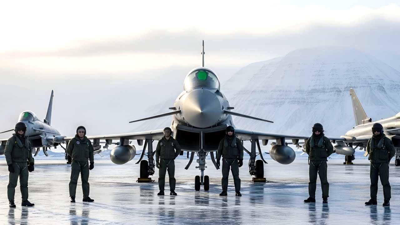 НАТО развертывает истребители Typhoon вблизи Гренландии на фоне роста напряженности