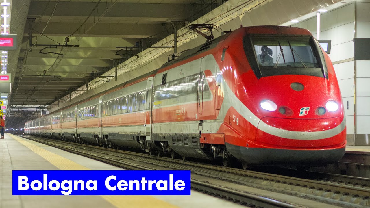 Bologna Centrale AV. Treni estivi AV in arrivo, partenza e transito dalla stazione Alta Velocità