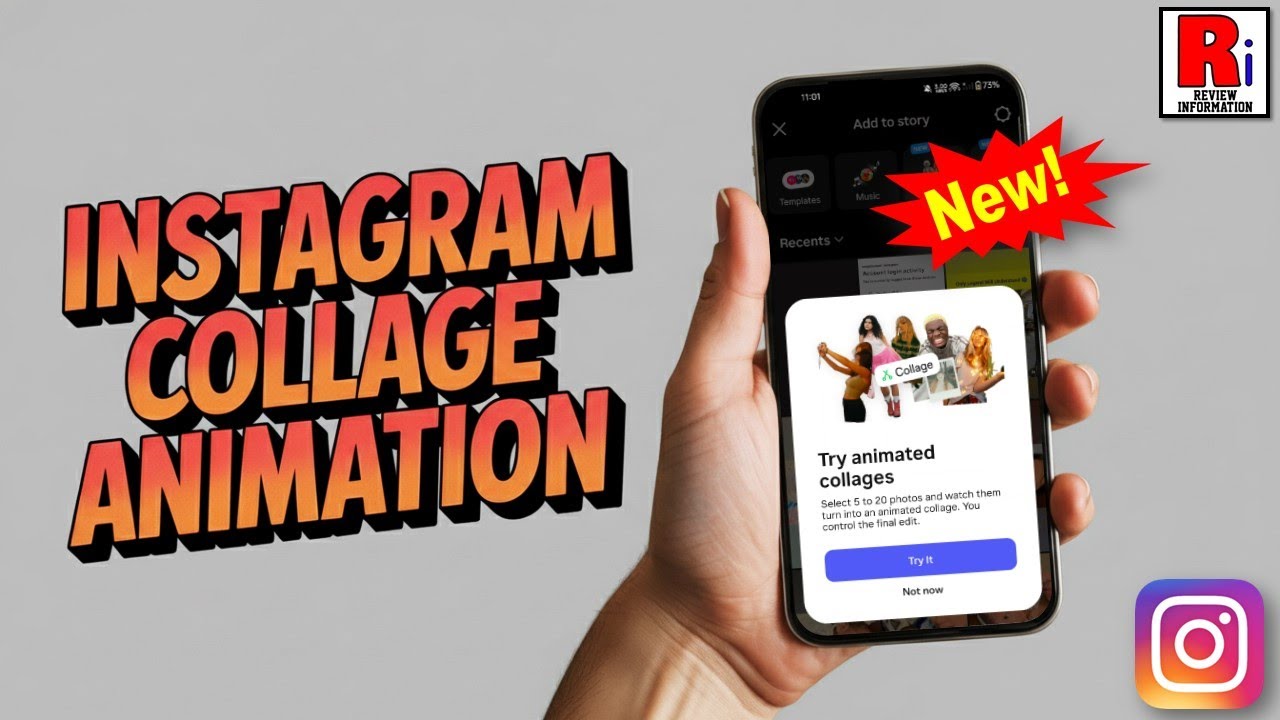Как создавать анимированные коллажи в Instagram (новое обновление)