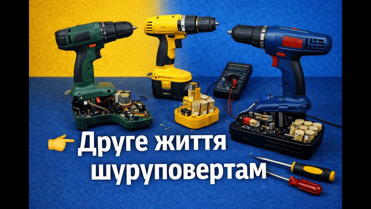 Даю життя старому шуруповерту | Відновлення інструменту