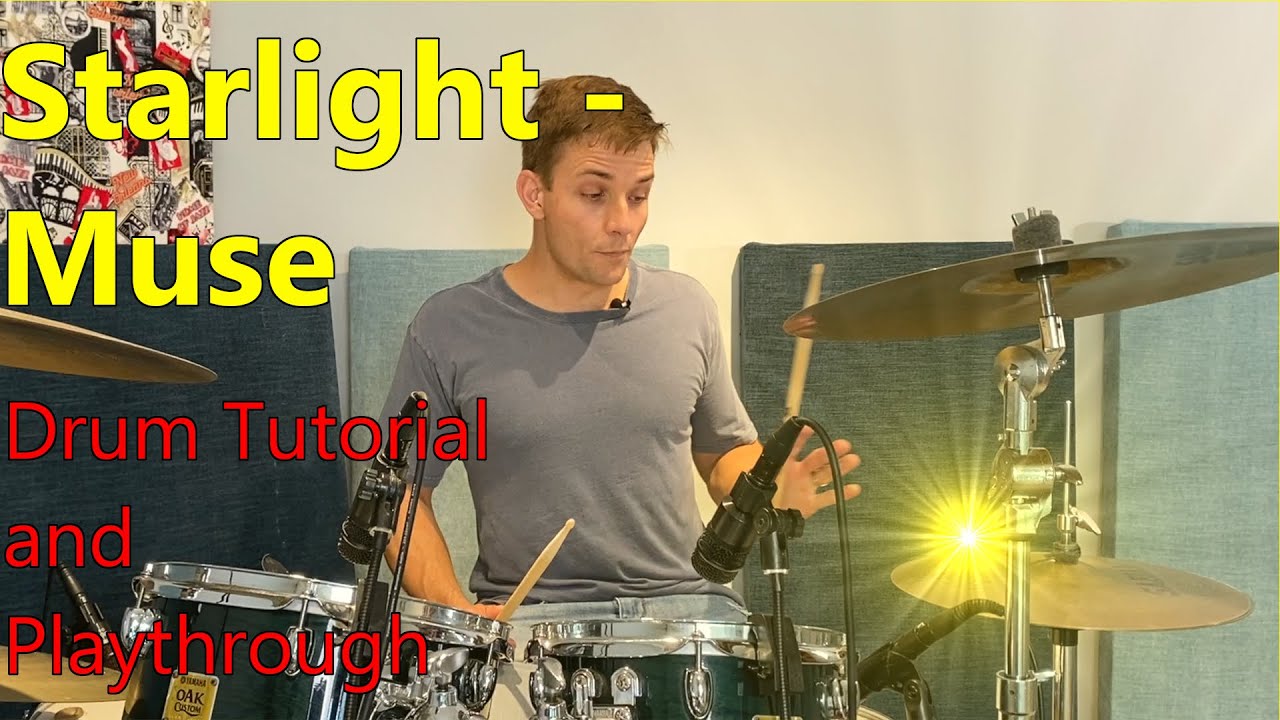 Starlight - Muse | Учебное пособие по игре на барабанах