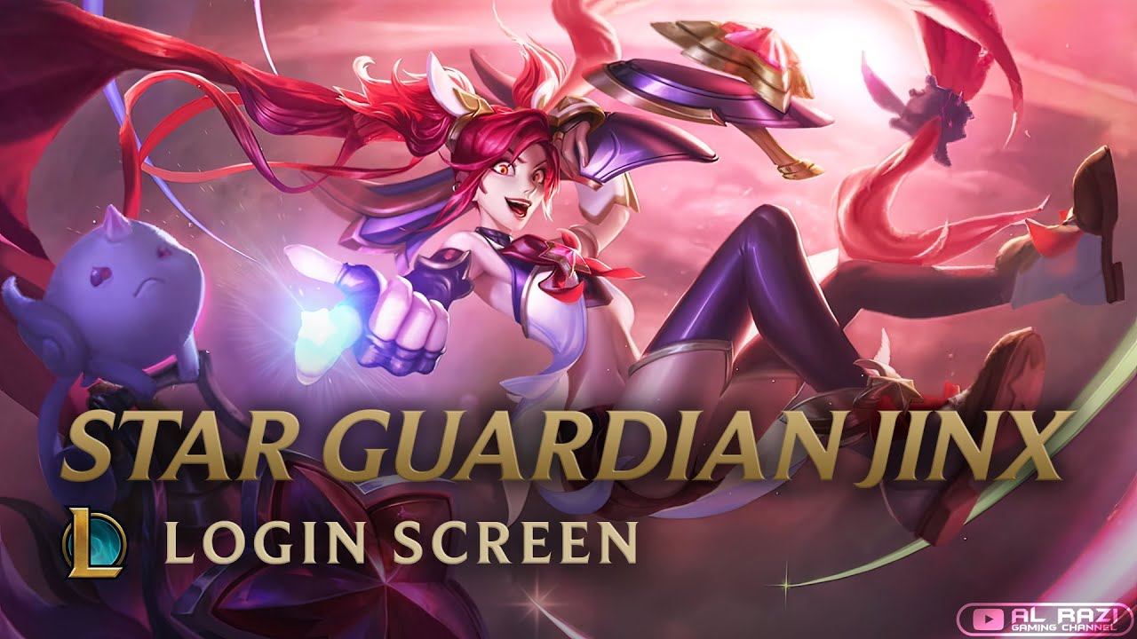 Star Guardian Jinx | Login Screen | Animated 4K 60fps - League of Legends | Wild Rift