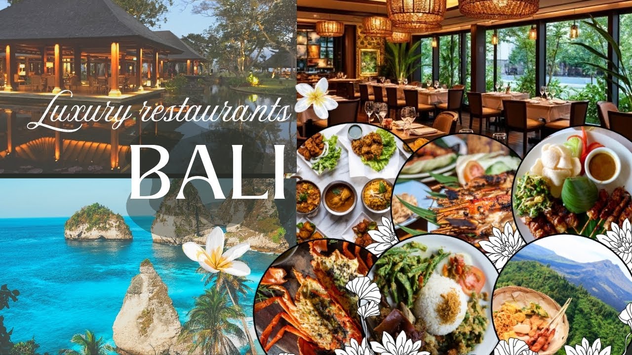 Top 5 Luxurious Restaurants– Bali- Indonesia 4K
