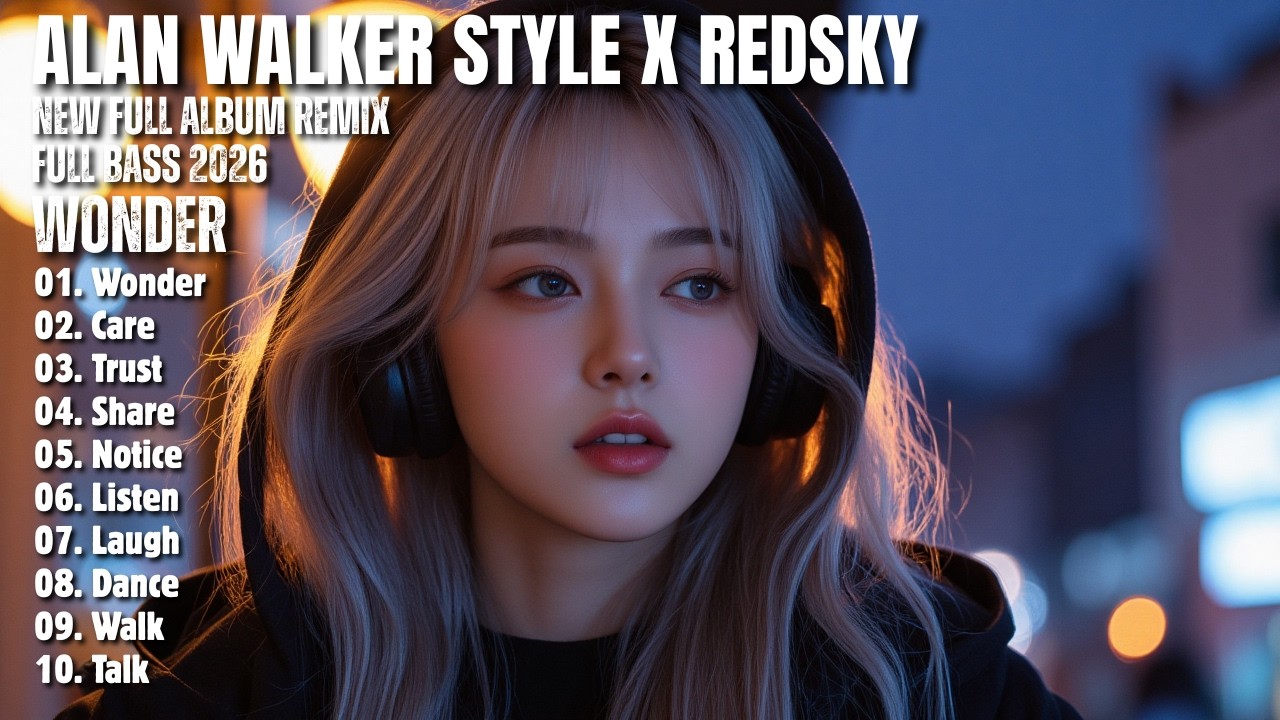 ALAN WALKER STYLE X REDSKY || WONDER || NEW FULL ALBUM 2026